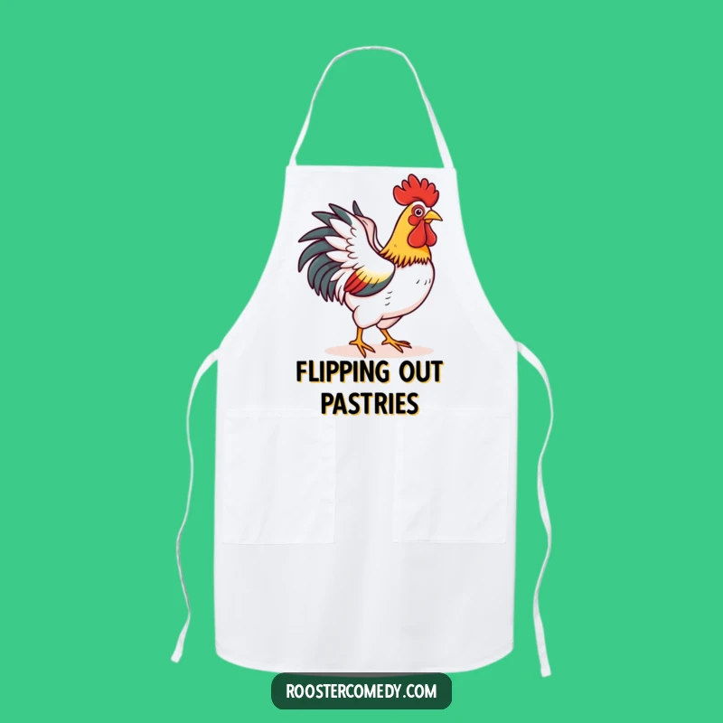 Funny Rooster Fly Apron: Kitchen Ambition Protection - Unique Funny Gift