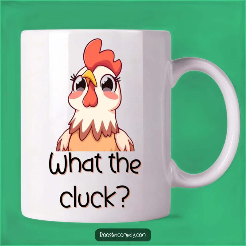 Funny Rooster Sky Surprise Mug: A Hilarious Morning Gift!