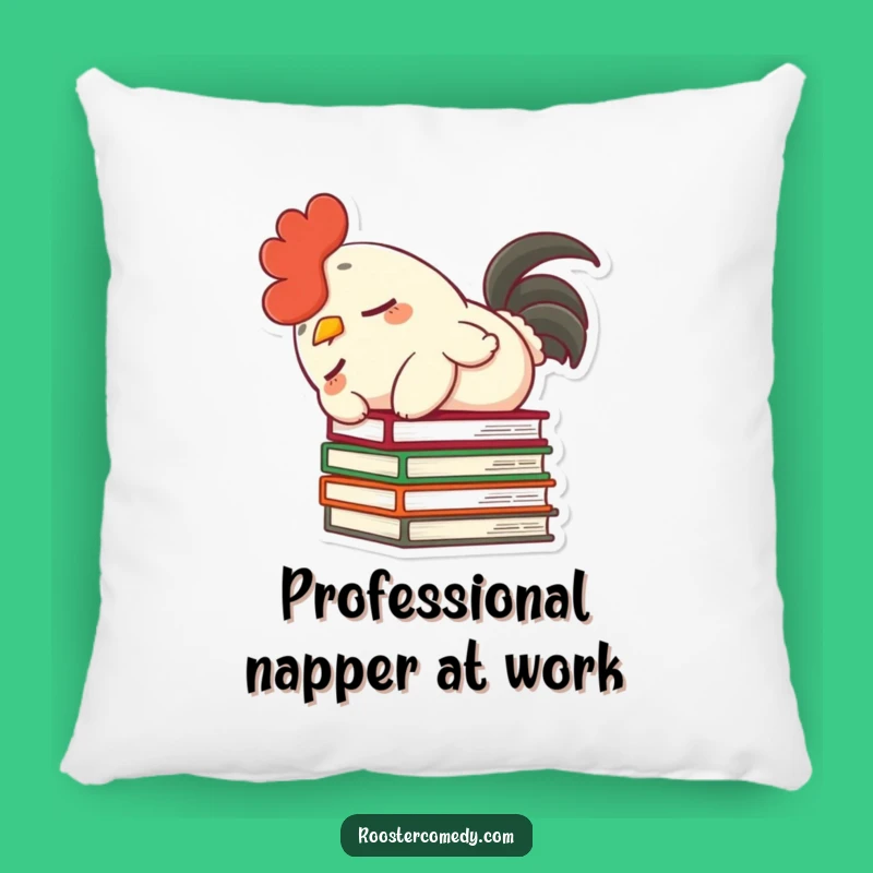 Funny Rooster Pillow - Soft and Comfy Chaotic Character Home Decor Gift