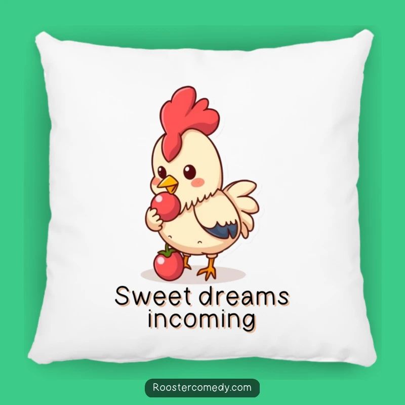 Funny Kawaii Rooster Pillow: Cuddle up with berry cute funny gift!