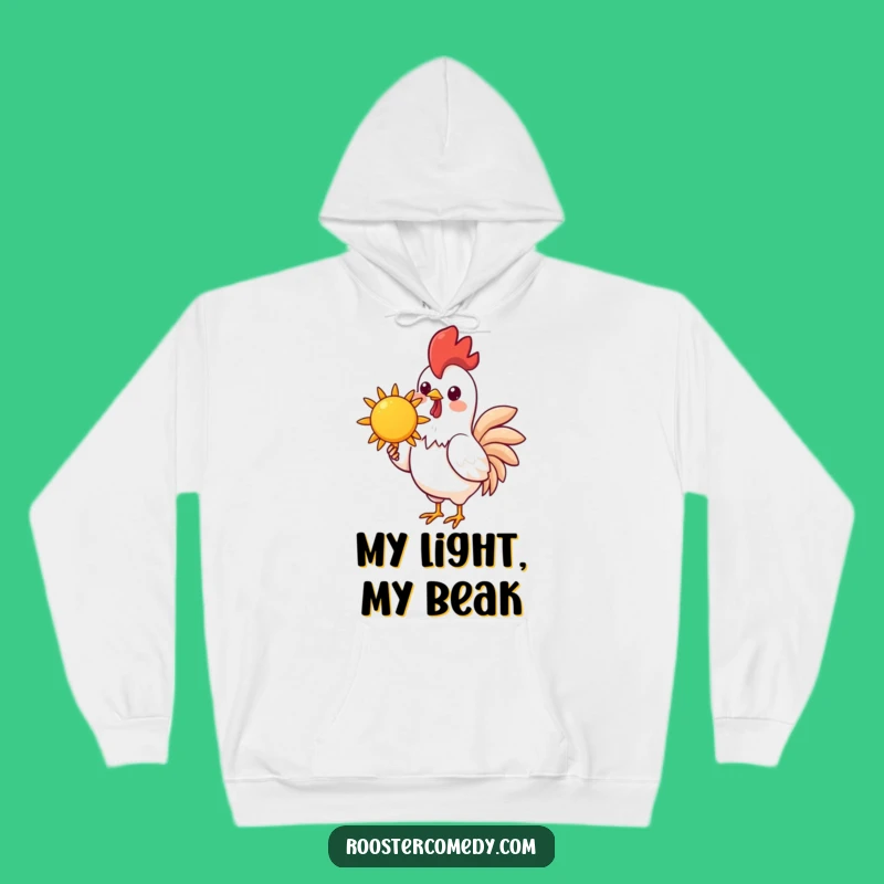 Cozy Funny Kawaii Rooster Hoodie - Cheerful Sun Companion for Warmth
