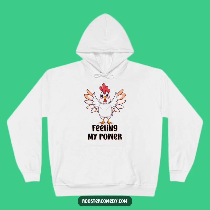 Funny Rooster Triumphant Hoodie: Cozy and Hilarious Hoodie for Celebrations