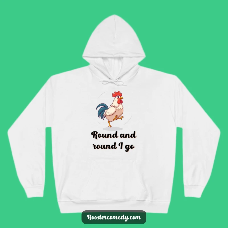 Funny Dizzy Rooster Hoodie - Cozy Comfort for Playful Bird Lovers!