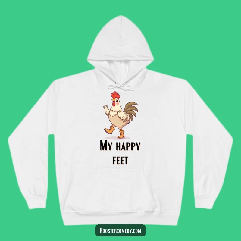 Funny Rooster Jig Hoodie: Cozy Up with Dancing Fun