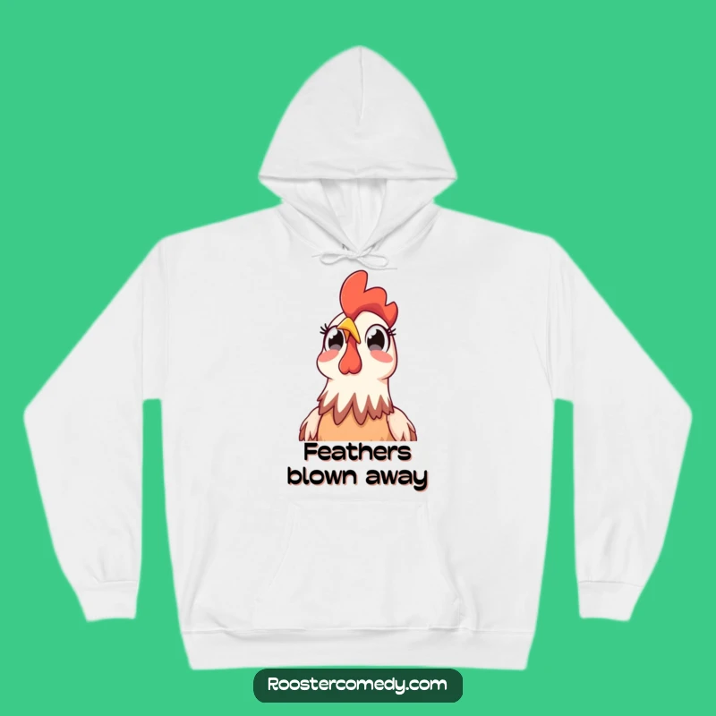 Funny Rooster Sky Surprise Hoodie: Cozy Up with Farmyard Fun!