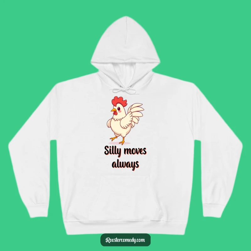 Funny Kawaii Rooster Hoodie - Cozy Dance Moves Gift