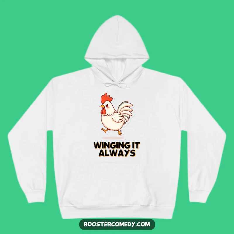 Funny Kawaii Rooster Hoodie - Cozy & Cute Bird Design for Gift