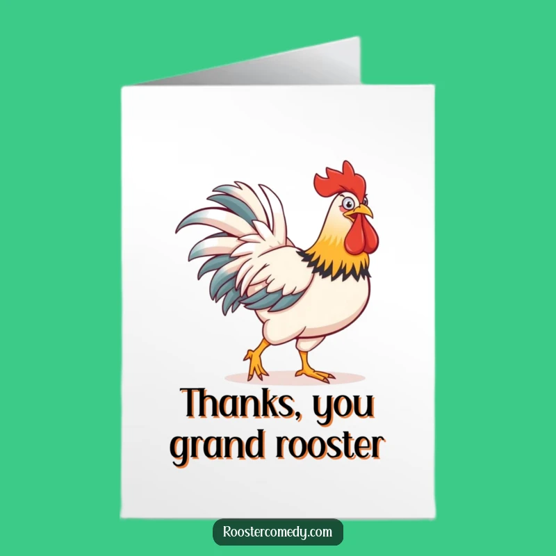 Free Printable Thank You Card: Big Comb Gratitude, Humorous Downloadable Gift of Thanks