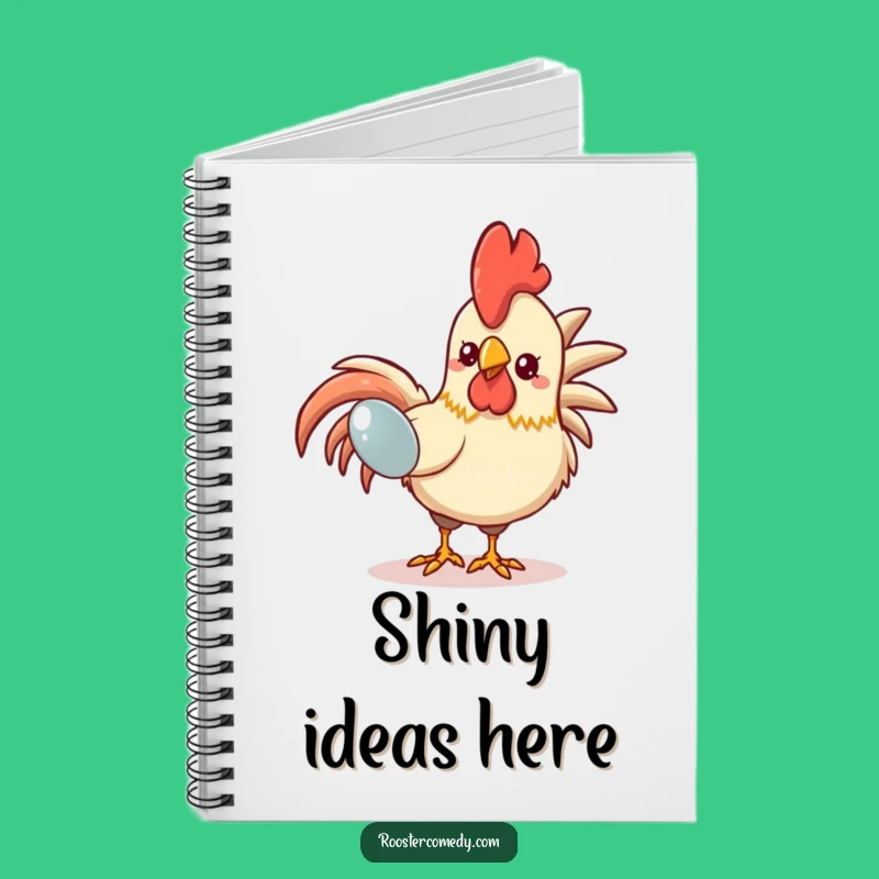 Funny Kawaii Rooster Notebook: Jot Down Ideas with Charm - Ideal Funny Gift