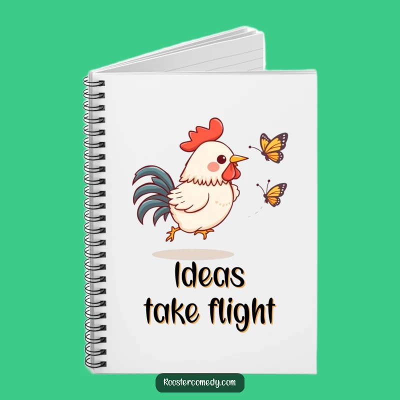 Funny Kawaii Rooster Notebook: Jot down ideas with this hilarious funny gift!