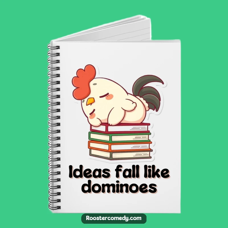 Funny Rooster Notebook - Jot Down Your Thoughts (or Chaos) Hilariously