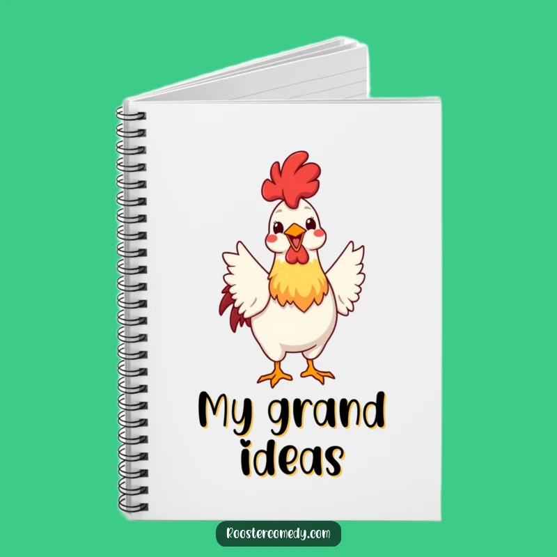 Funny Rooster Strut Notebook: Confident Character Journal - Inspiring Funny Gift