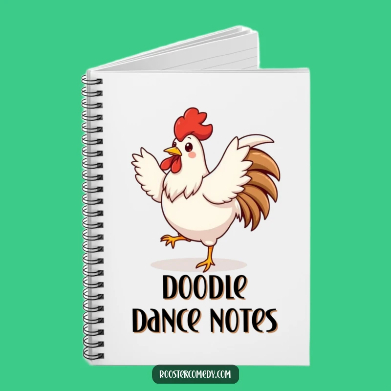 Funny Silly Rooster Dance Notebook - Jot Down Ideas with Rhythm!