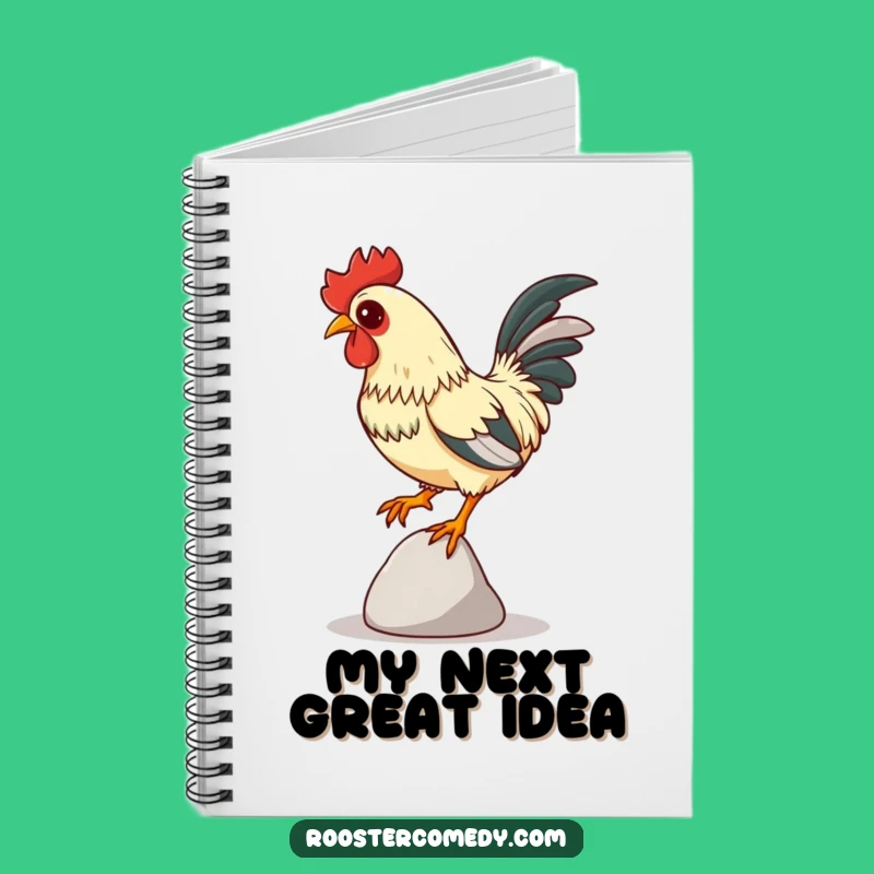 Funny Focused Rooster Notebook - Jot Down Focused Ideas