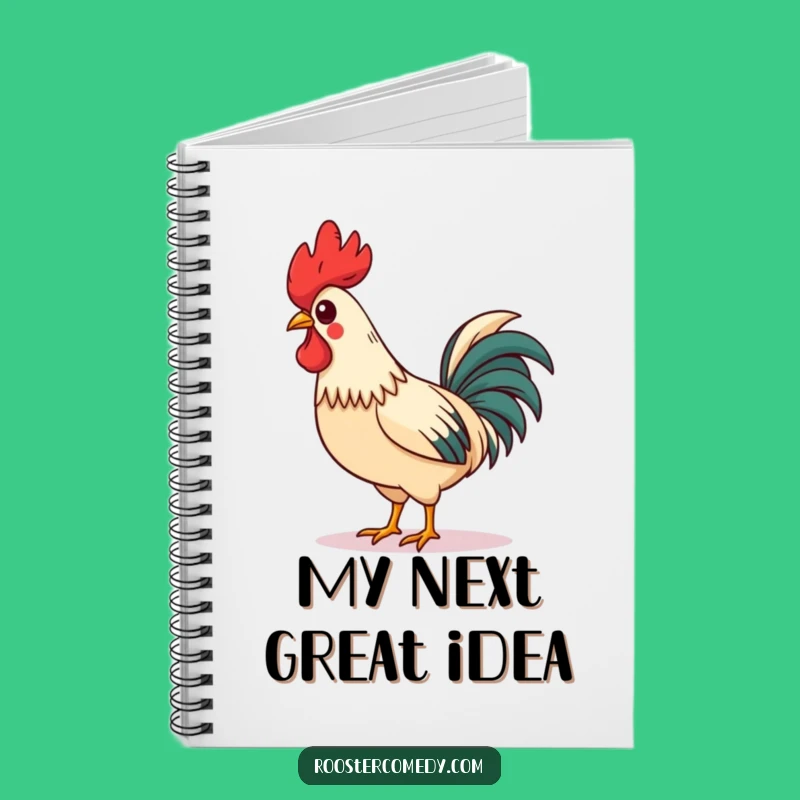 Funny Rooster Notebook: Charming Notes, Askew Comb, Whistling Proudly, Ideal Humorous Journal Gift