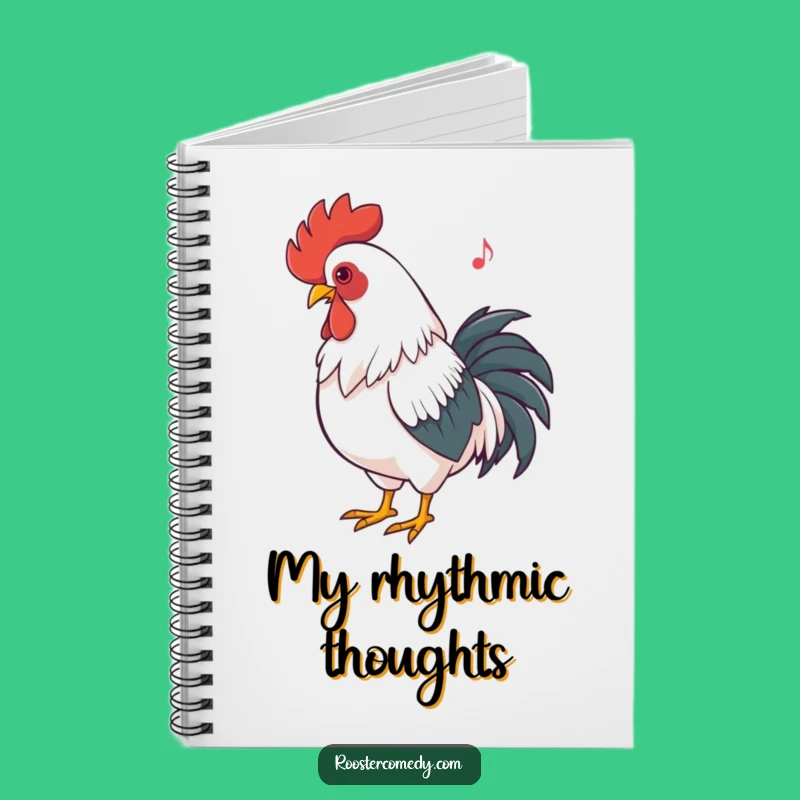 Funny Rooster Dancing Notebook: Write to the Rhythm!