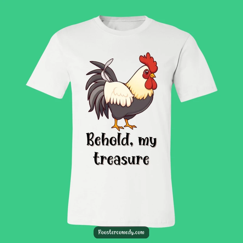 Funny Rooster Feather Tee - Proud Bird Shirt for a Confident Gift
