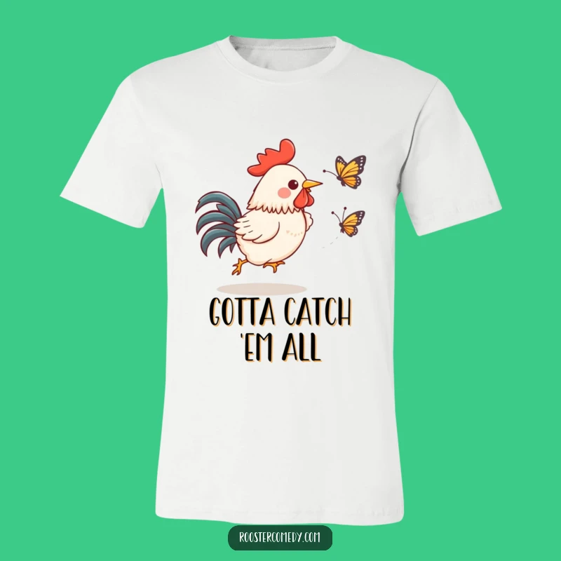 Funny Kawaii Rooster T-Shirt: Celebrate glee with this unique funny gift!