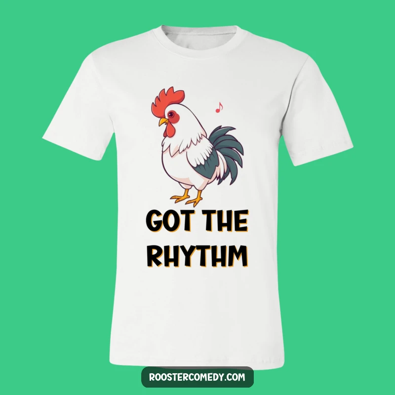 Funny Rooster Dancing T-Shirt: Feel the Music with This Hilarious Tee!