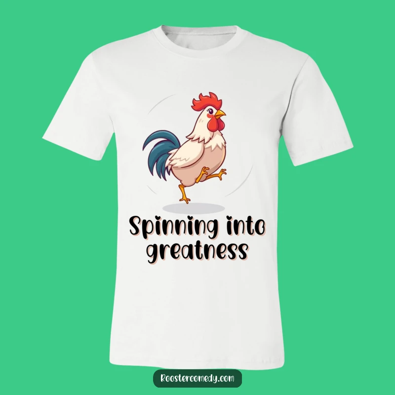 Funny Dizzy Rooster T-Shirt - Playful Bird Apparel for Goofy Souls!