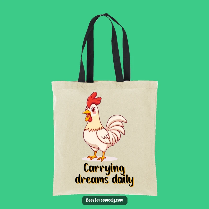 Funny Proud Rooster Tote Bag - Carry Your Cheer Everywhere!
